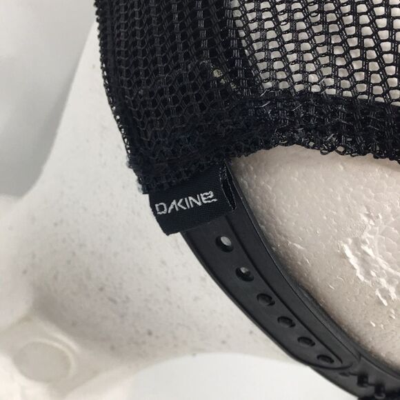 DaKine Aloha circle crest trucker hat SnapBack black cotton baseball cap - Picture 7 of 14